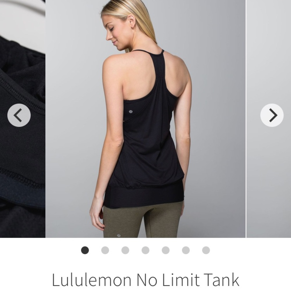 Lululemon No Limits Tank - Size 8